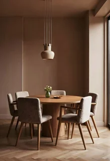 Walnut Dining Set for Four