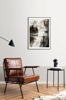 Leather Sling Chair, Cognac