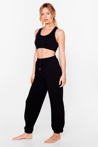 Cropped Tank and Jogger Set