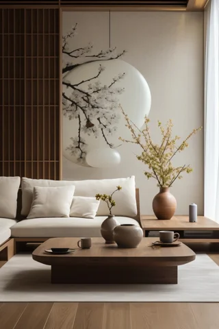 Low Oak Coffee Table